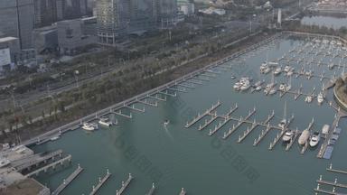 厦门市香山国际游艇会航拍